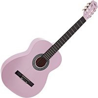 Classical Guitar by Gear4music Pink