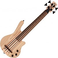 Mahalo Solid Electric Bass Ukulele Natural