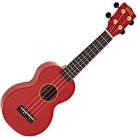 Mahalo Regenbogen-Ukulele rot