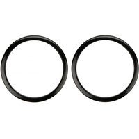 Bass Drum Os 2" Sound Hole Rings Black