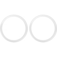 Bass Drum Os 2" Sound Hole Rings White