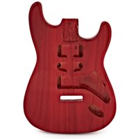 Guitarworks Duo-Cutaway Electric Guitar Body Basswood Transparent Red