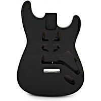 Guitarworks Duo-Cutaway Electric Guitar Body Basswood Black
