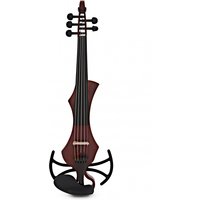GEWA Novita 3.0 5 String Electric Violin with adapter Red Brown
