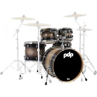PDP Concept Maple 5pc Shell Pack Satin Charcoal Burst