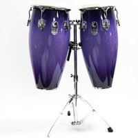 Toca Synergy DLX 10" & 11" Conga Set mit Ständer lila Fade