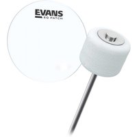 Evans EQ Single Pedal Patch Clear Plastic