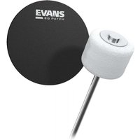 Evans Cordura Single EQ Black Nylon Patch Pack of 2