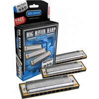 Hohner Big River Harp Mundharmonika Pro Pack