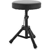 Mini Drum Throne Stool by Gear4music Black
