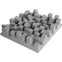 Sonitus Bigfusor I Grey (60x60x16cm) 3 Pack