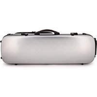 Young Polycarbonate Oblong Violin Case Brushed Silver