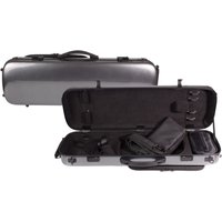 Young Polycarbonate Oblong Violin Case Silver Weave
