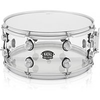 Natal Arcadia 13 x 6.5 Acrylic Snare Drum Transparent