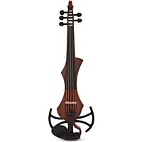 GEWA Novita 3.0 5 String Electric Violin with adapter Gold Brown