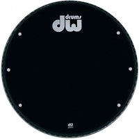 DW Bass drum head Ebony 18"