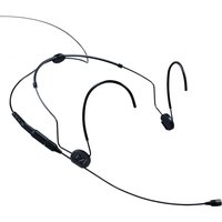 Sennheiser HSP 2 Omnidirectional Condenser Neckband Microphone with 3.5 mm Connector Black
