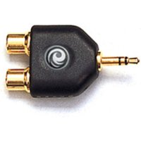 Planet Waves 1/8 Inch Male Stereo to Dual RCA Female Adaptor