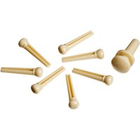 DAddario Injected Molded Bridge Pins with End Pin Ivory
