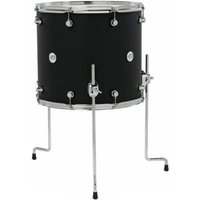 DW Design Series 18 x 16" Floor Tom Matte Lacquer Black Satin