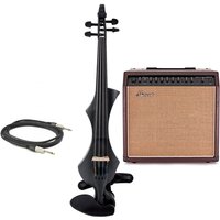 GEWA Novita 3.0 Electric Violin Bundle Black Instrument Only