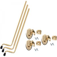 DW Floor Tom Legs w/Mounts Gold Set of 3