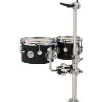 DW Design Series Konzert Tom Set 6 + 8 Black Satin Lacquer