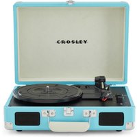 Crosley Cruiser Deluxe Portable Turntable Bluetooth Out Turquoise