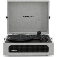 Crosley Voyager Portable Turntable with Bluetooth Out Grey