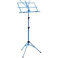 Music Stand with Carry Bag by Gear4music Blue