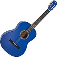 Classical Guitar by Gear4music Dark Blue