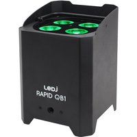 LEDJ Rapid QB1 RGBA IP Uplighter Black