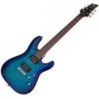 Schecter C-6 Plus Ocean Blue Burst