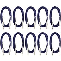 Venom PYTHON-10 Guitar Lead 10ft (10 Pack)