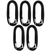 Venom SIDEWINDER-20 Angled-Straight Guitar Lead 20ft (5 Pack)