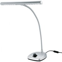 K&M 12298 LED Piano Lamp Silver EU Plug