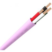 QED QX16/4 LSZH Pink Bi-Wire 4 Core Installation Speaker Cable