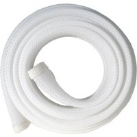 Fisual Expandable Zip Up Cable Tidy White 1m