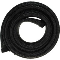 Fisual Expandable Zip Up Cable Tidy Black 1m