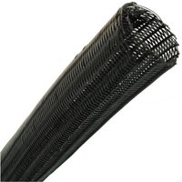 Fisual Black Expandable Self Closing Cable Tidy 13mm - Price Per Metre