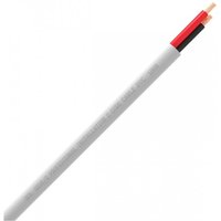 QED QX16/2 Flame Retardant PVC White Speaker Cable 100m Box