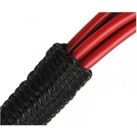 Fisual Black Expandable Self Closing Silent Cable Tidy Wrap 19mm - Price Per Metre