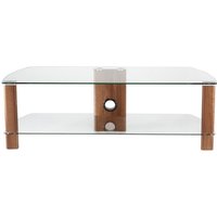 Alphason Century ADCE1200 Glass TV Stand Walnut