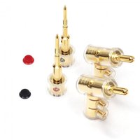 Fisual Deluxe Insulated Banana Plugs (Pack Of 4)