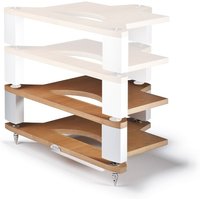 Naim FraimLite Base and 115mm Shelf Module Cherry with Silver Uprights