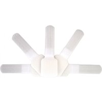 Fisual Adhesive Cable Ties White 10 Pack