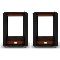 Wharfedale Linton Speaker Stands (Pair) Mahogany