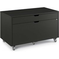BDI Modica 6347 Mobile File Pedestal Charcoal Stained Ash