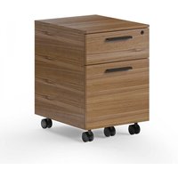 BDI Linea 6227 Mobile File Pedestal Natural Walnut