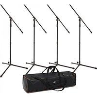 4 Boom Mic Stand and Bag Pack by Gear4music